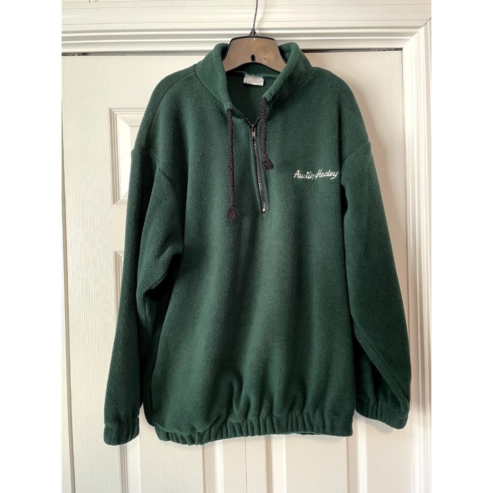 Austin Healey fleece zip jacket car men's M women's L green UK embroidered logo